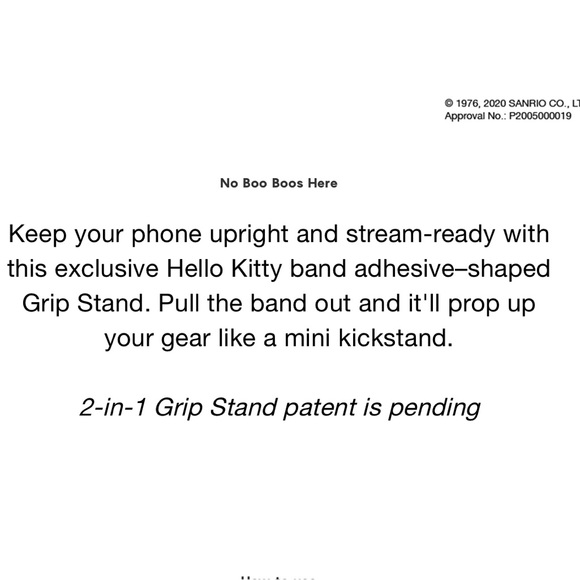 Hello Kitty Casetify Grip Stand - Picture 3 of 5